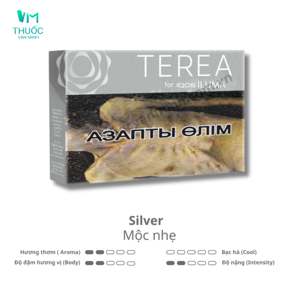 Thuốc Terea Kazakhstan Silver vị mộc nhẹ