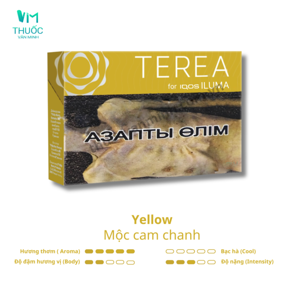 Thuốc Terea Kazakhstan Yellow vị mộc cam chanh