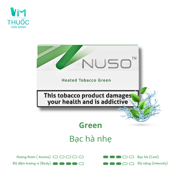 thuoc heets nuso green bac ha nhe