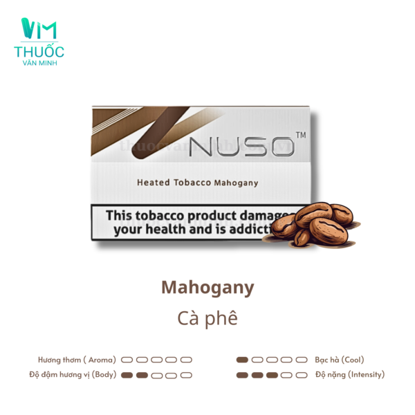 thuoc heets nuso mahogany bac ha cafe